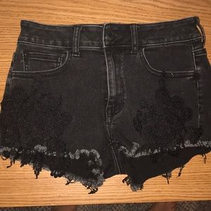 Black American Eagle shorts